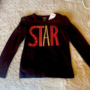Girls size 7 embroidered STAR shirt from Gymboree